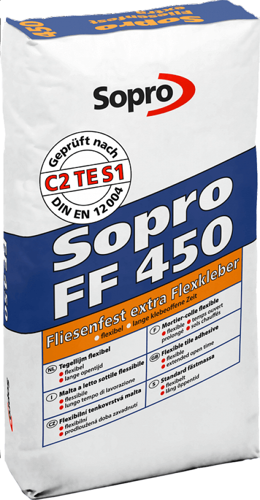 Flexi lepidlo Sopro FF 450-Fliesenfest extra 25kg