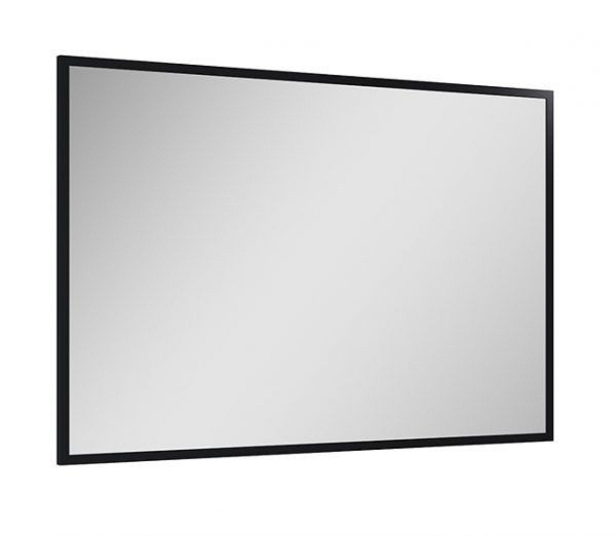 Frame zrkadlo 120 x 80 cm čierne bez osvetlenia