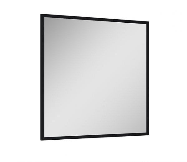 Frame zrkadlo 80 x 80 cm čierne bez osvetlenia