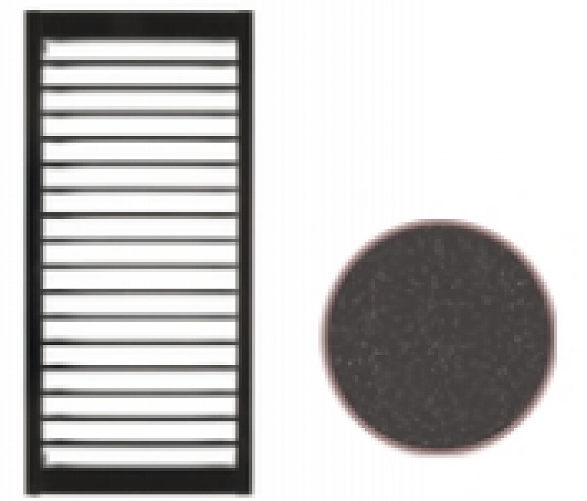 NEVIS rebríkový radiátor 60x100 black structure LOTOSAN