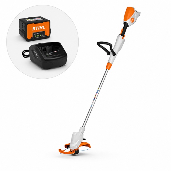 Akumulátorový vyžínač STIHL FSA 50 – set 1x batéria AK 10 + nabíjačka AL 101